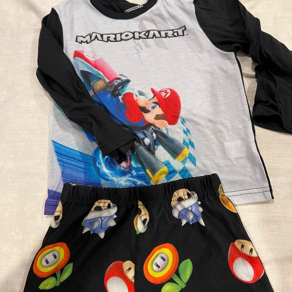 Mario Kart Pajama Set size 6